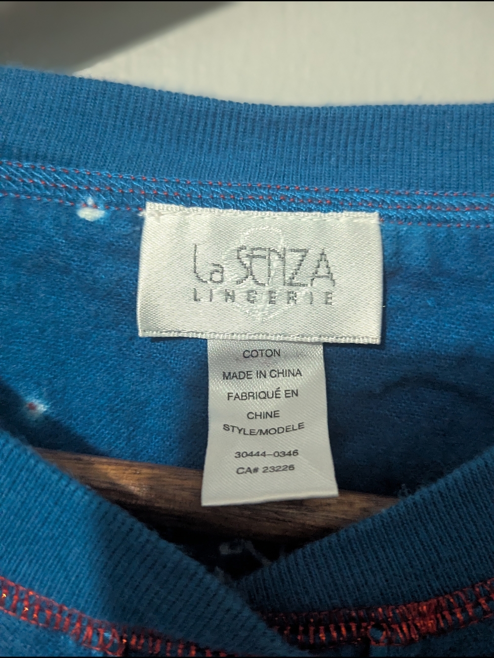 La Senza Vintage Women's Teal Snowman Fleece One-Piece Pajamas Whimsical Holiday - Picture 7 of 16